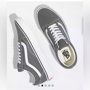 Vans Old skool grey men shoes women sneakers size 7.0 mens/8.5 womens